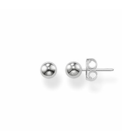 ARETES DOTS PLATA DE LEY 925 LISO