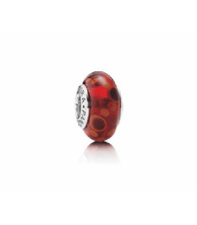 CHARM CRIST MURANO ROJO