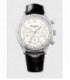 RELOJ ACERO BLANCO CORREA NEGRA