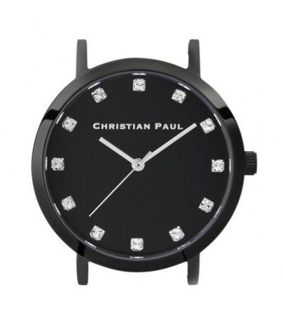 Reloj Caja Christian paul 35MM NEGRO NEGRO LUXE