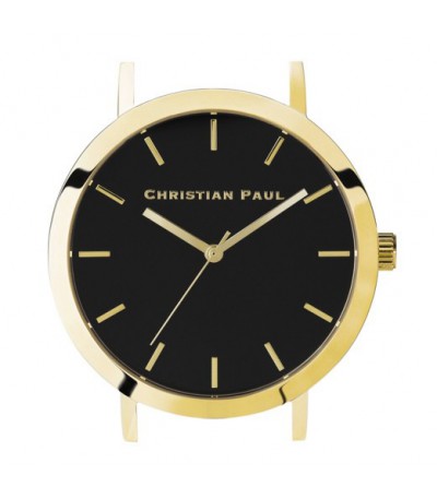 Reloj Caja Christian paul 35MM NEGRO G CRUDO