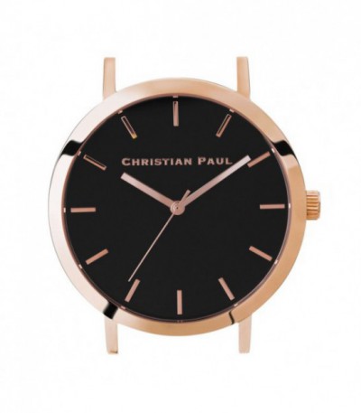 Reloj Caja Christian paul 43MM NEGRO RG CRUDO