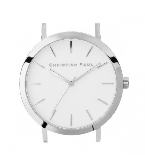 Reloj Caja Christian paul 35MM BLANCO S CRUDO