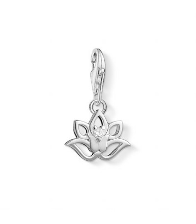 CHARM COLGANTE LOTO PLATA CIRCONITA