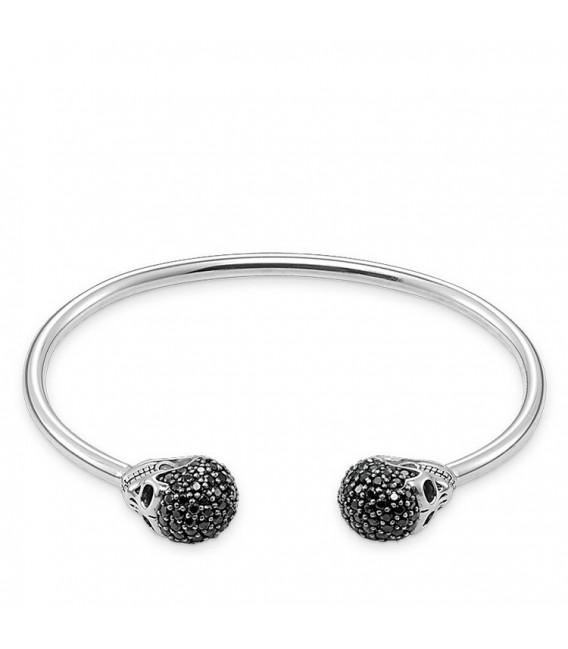 BRAZALETE PLATA ENNEGRECIDA CIRCONITA NE