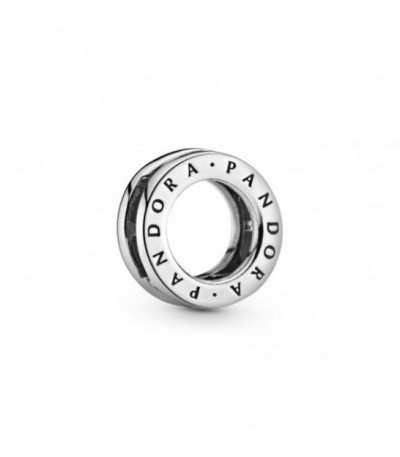 PANDORA REFLEXIONS LOGO SILVER CLIP CHAR