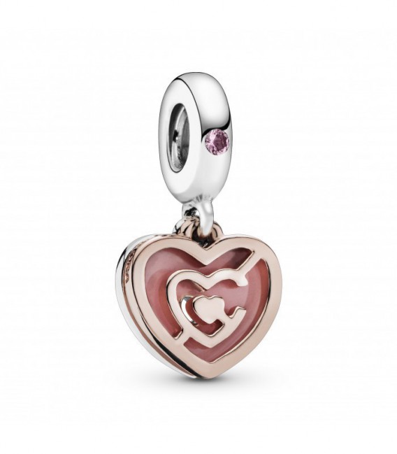 CHARM PLATA ROSE CRIST ESM ROS