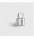 PADLOCK AND KEY STERLING SILVER