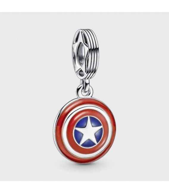 MARVEL CAPTAIN AMERICA SHIELD CHARM COLG