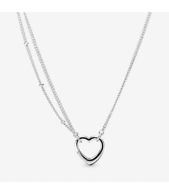 COLLAR PLATA CORAZON