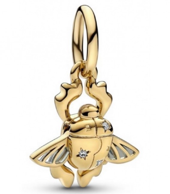 DISNEY ALADDIN BEETLE 14K GOLD-PLATED