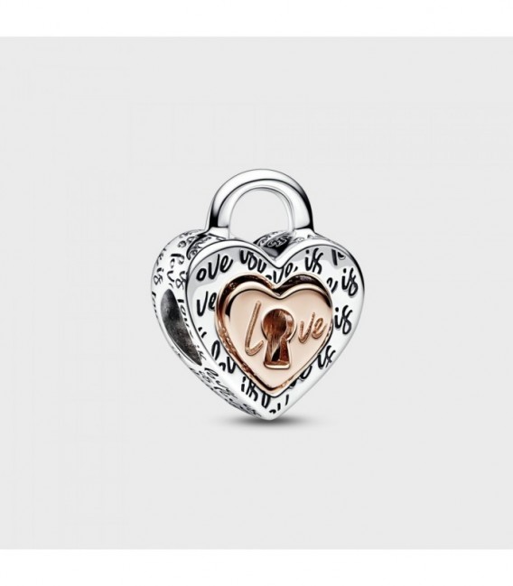 HEART PADLOCK CHARM