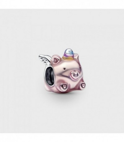 FLYING PIG SILVER CHARM