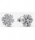 SNOWFLAKE SILVER STUD EARRINGS