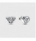 HEART SILVER STUD EARRINGS