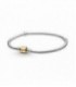 SNAKE CHAIN BRACELET WITH 14K GOLD CLAS