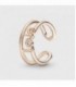 LOVE SCRIPT 14K ROSE GOLD-PLATED RING