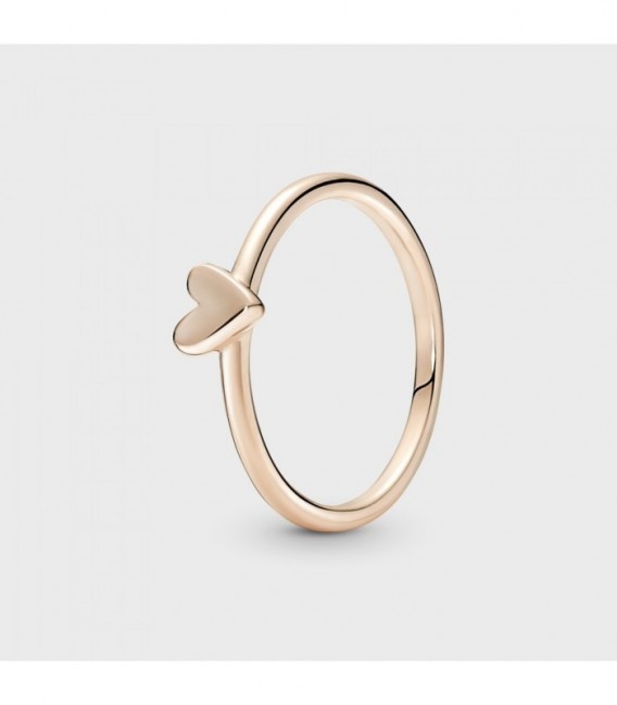 HEART 14K ROSE GOLD-PLATED RING