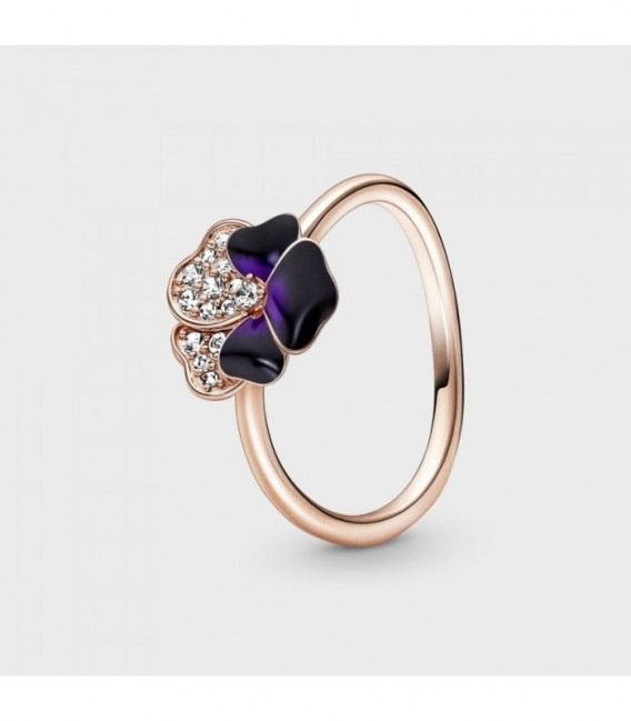 PANSY 14K ROSE GOLD-PLATED RING