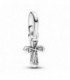 CROSS SILVER MINI DANGLE