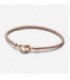 STUDDED CHAIN 14K ROSE GOLD-PLATED