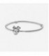 Disney Minnie silver bracelet with clear