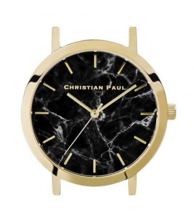 Reloj Caja Christian paul 35MM MARMOL NEGRO G