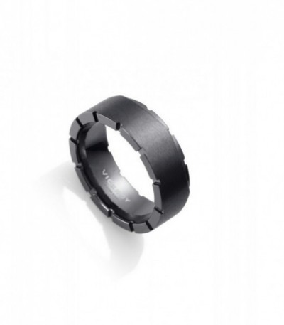 ANILLO ACERO IP GUN BORDES IRREGULARES S