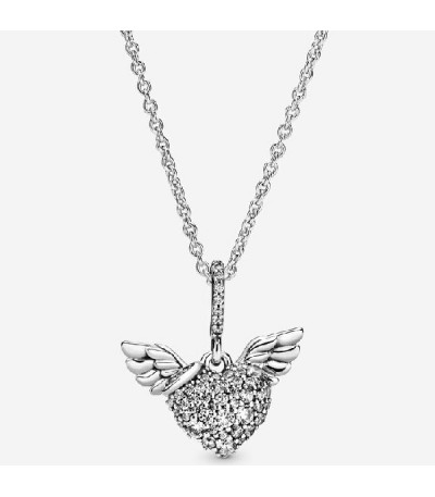 HEART AND WINGS STERLING SILVER