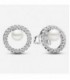 EARRINGS WITH WHITE TREATED FRESHWATER