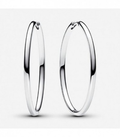 Sterling silver hoop earrings