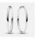 Sterling silver hoop earrings