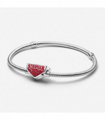 Pulsera Pandora Moments Cadena de Serpiente con Cierre de Stranger Things