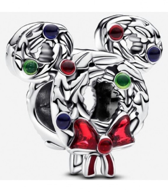 Charm Corona Navideña Mickey Mouse de Disney