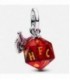 Charm Colgante Dado Club del Fuego Infernal de Stranger Things